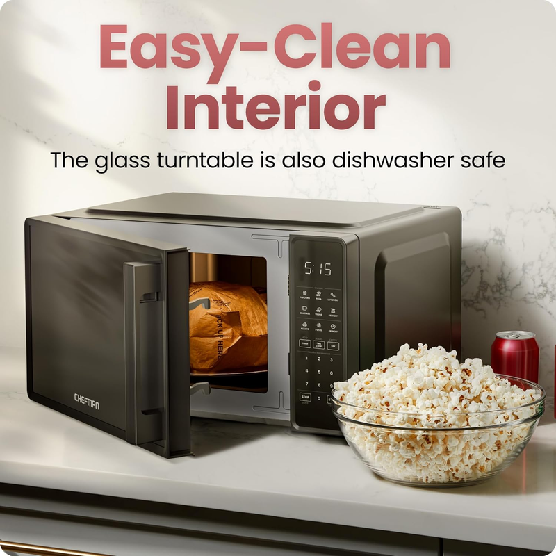 Countertop Microwave Oven 0.7 Cu. Ft., 700 Watts with 10 Power Levels, 6 Cooking5