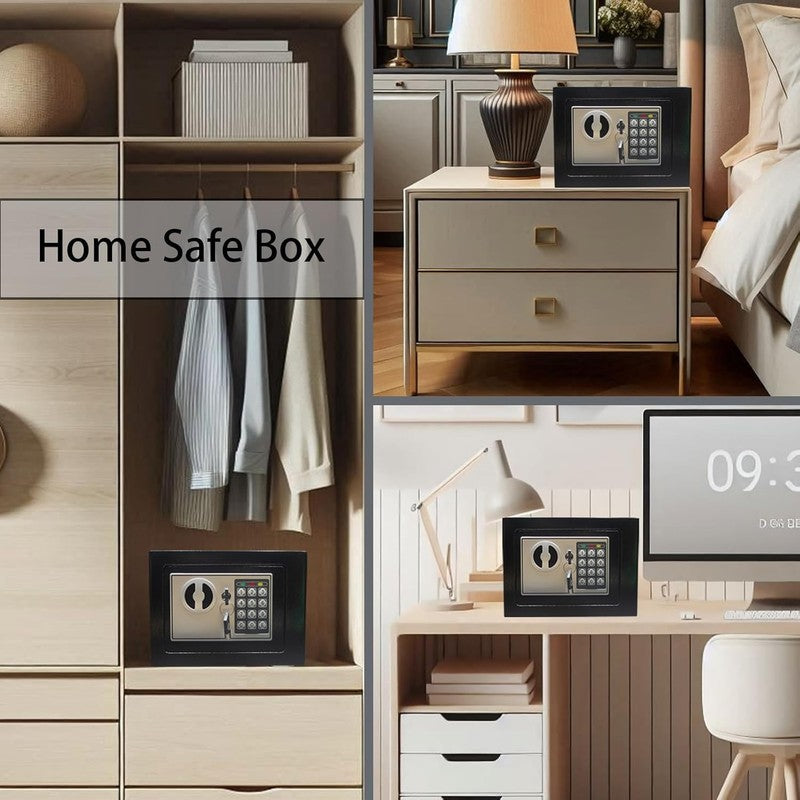 Deluxe Digital Security Safe Box with Keypad Lock for Home & Office Use4