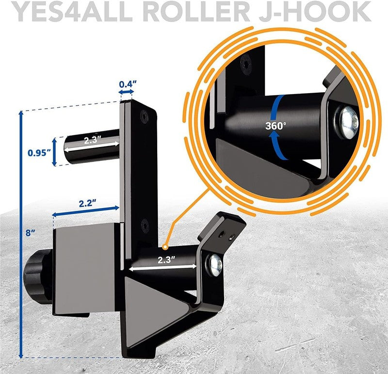 Power Rack J-Hooks Heavy Duty 2x2 Barbell Holders Home Gym1