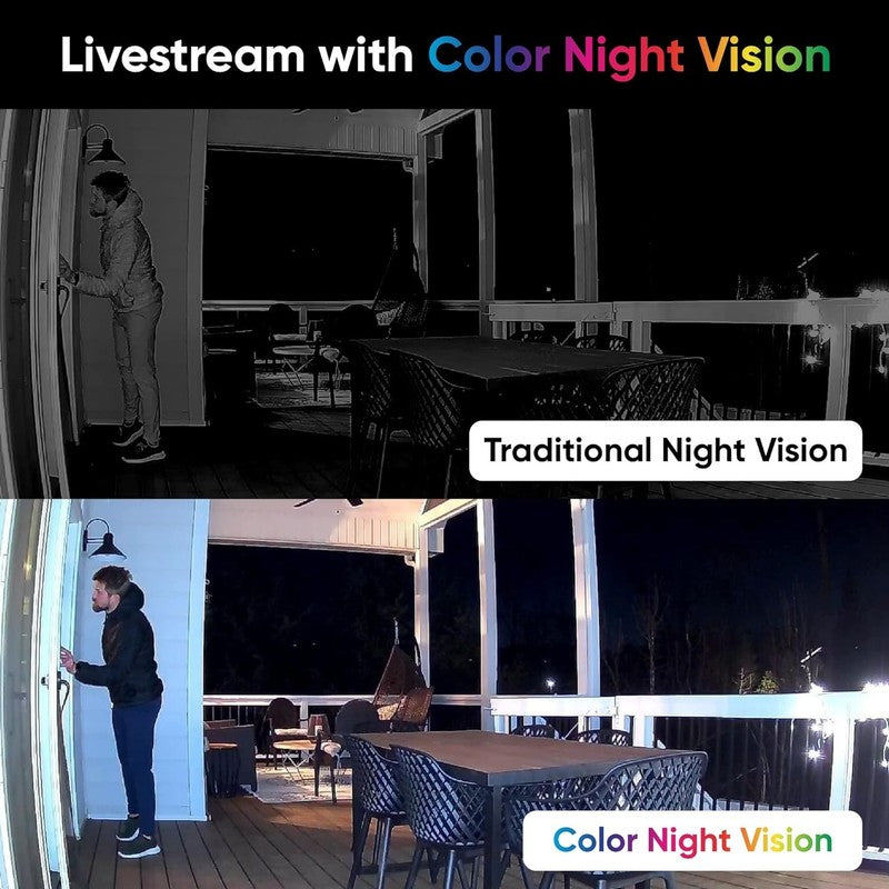1080P Wi Fi Smart Security Camera with Color Night Vision & 2 Way Audio2