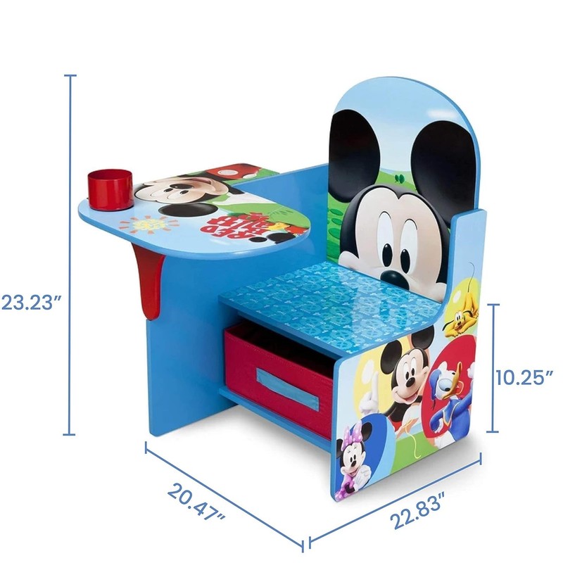 Chair Desk with Storage Bin, Disney Mickey Mouse4
