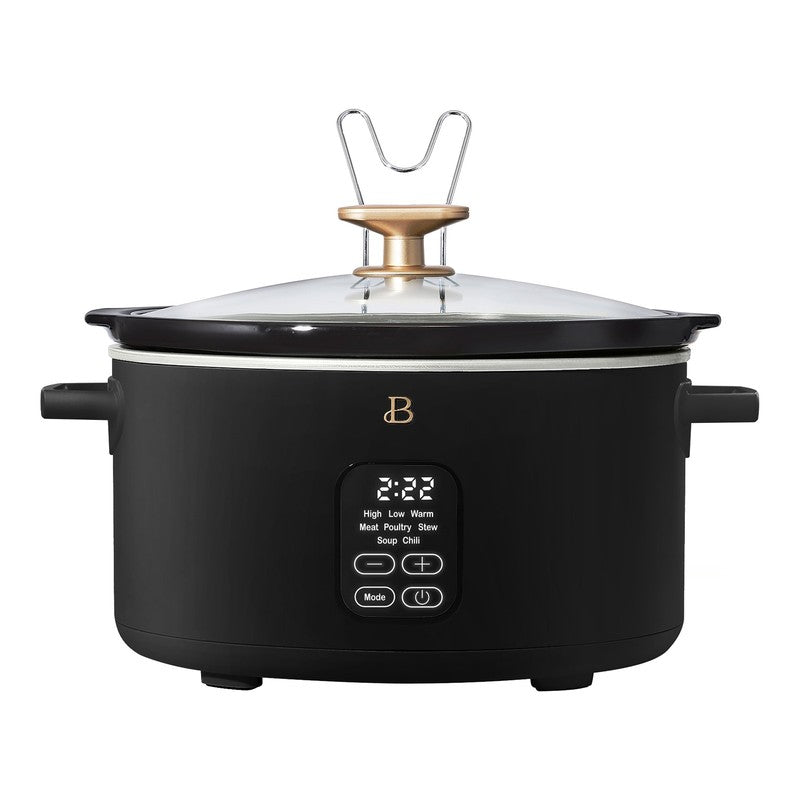 6 Qt Programmable Slow Cooker, Black Sesame by Drew Barrymore0