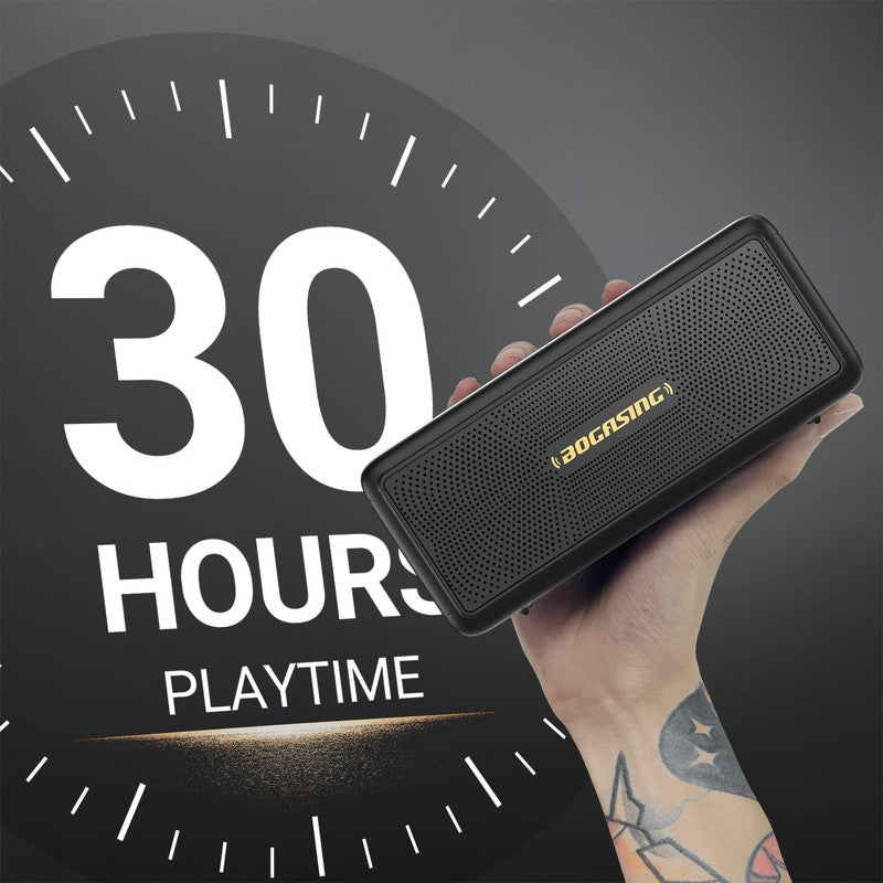 M5 Bluetooth Speaker 40W, 30H Playtime, IPX7 Waterproof, TWS, USB, Black3