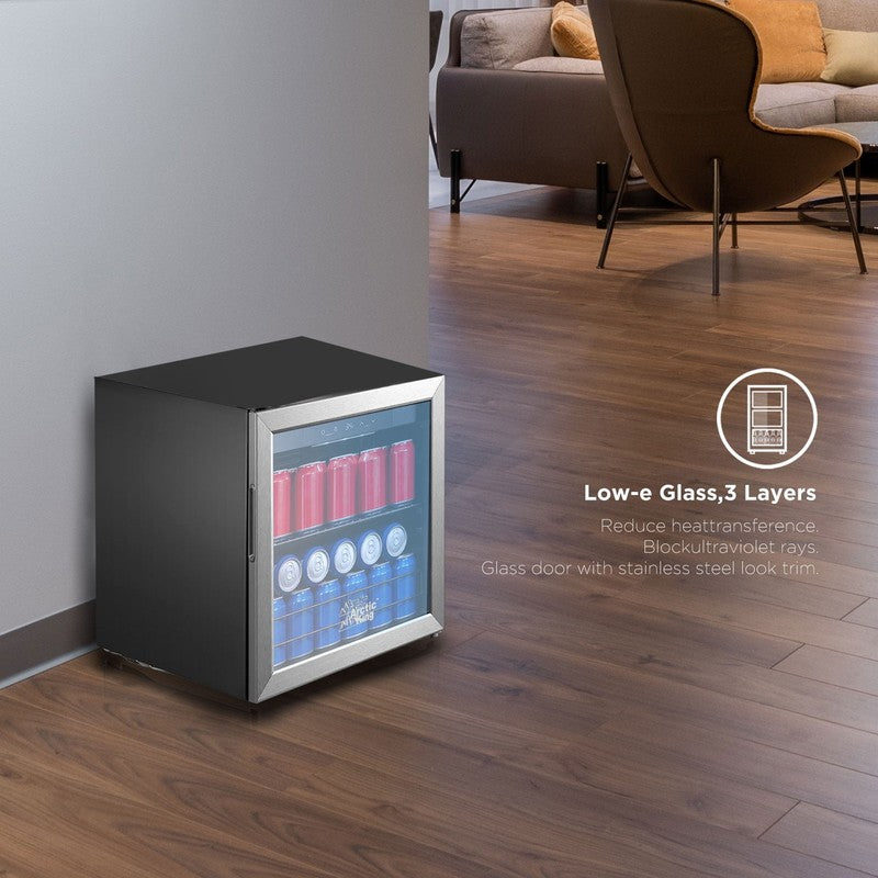 48 Can Stainless Steel Beverage Fridge with Electronic Temperature Control7