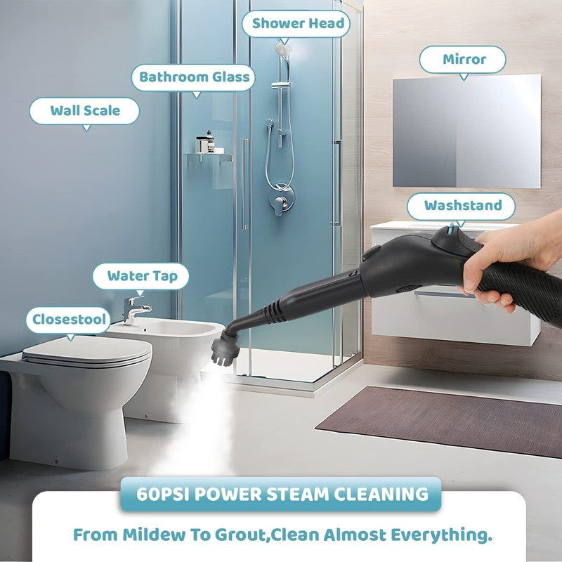 1500W Steam Mop Multi-Purpose Handheld Steam Cleaner with Accessories for Home1