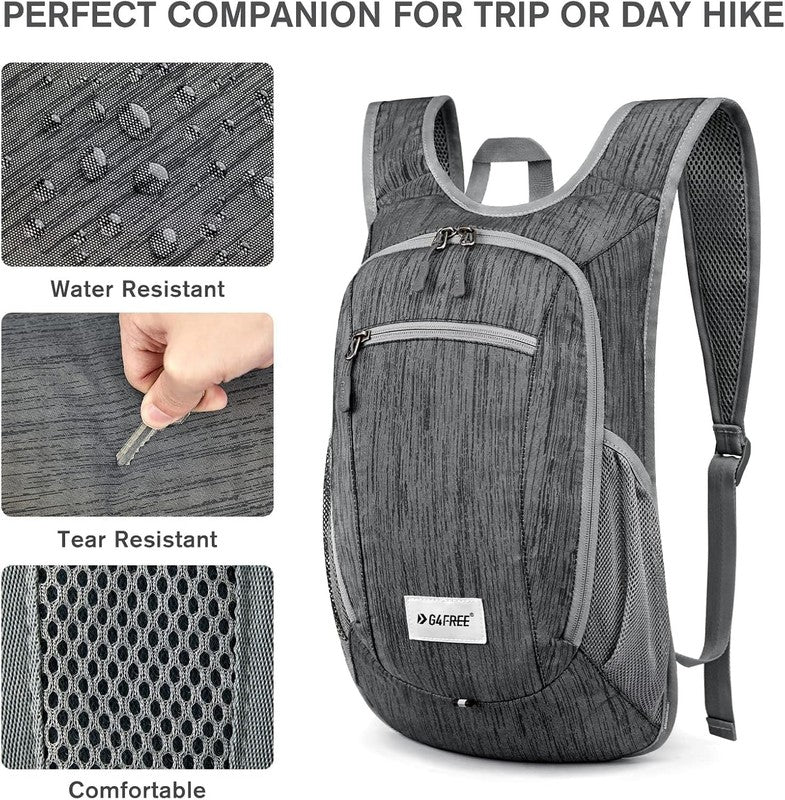 10L/15L/20L Hiking Backpack Lightweight Packable Hiking Daypack Small Travel Out2
