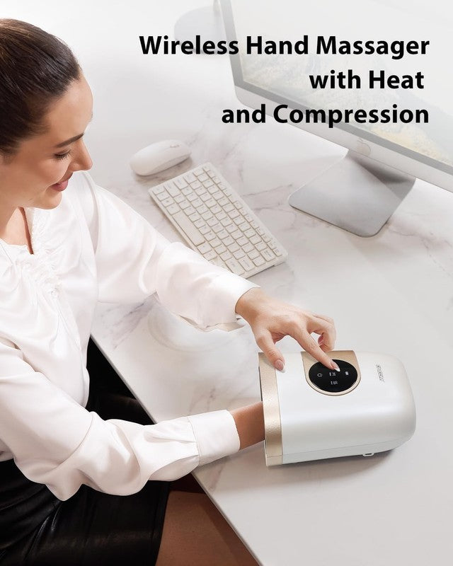 Upgraded Hand Massager w/ Heat Compression Cordless Arthritis Carpal Tunnel4