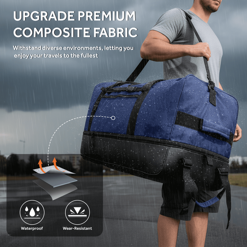30in Rolling Duffle Bag Expandable 100-120L Waterproof Heavy Duty4