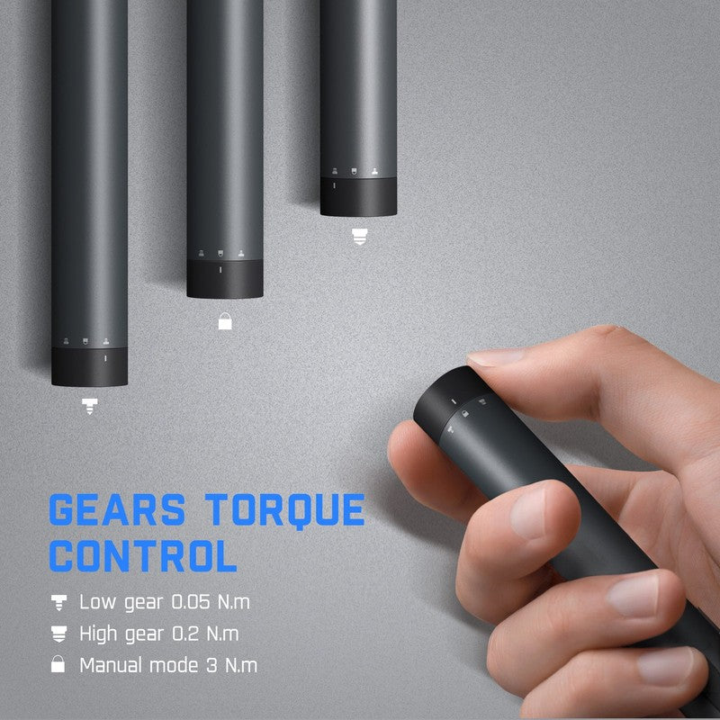 E1 Pro 3.7V Electric Screwdriver 3Nm 24 Magnetic Bits Quick-Charge Electronics2