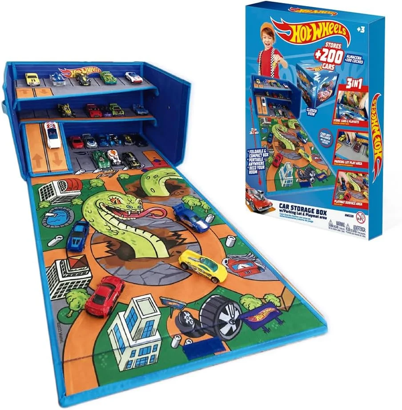 Cars Case Garage Box Playmat Car Toys Storage Box5