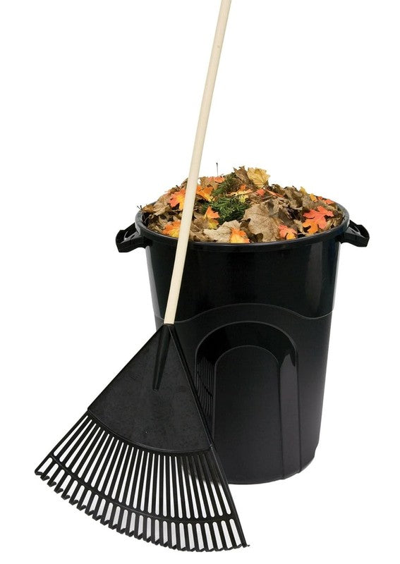 32 Gal Heavy Duty Plastic Trash Can w/ Lid & Handles for Indoor Outdoor Use4