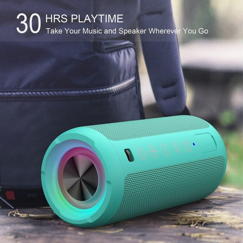Portable Bluetooth Speaker 24W, IPX7, Deep Bass, RGB Lights, Dual Pairing5