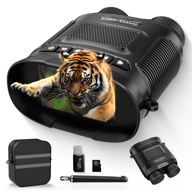 Night Vision Binoculars 7 Level IR, 3" IPS Screen, 8X Zoom, 32GB Photo/Video10