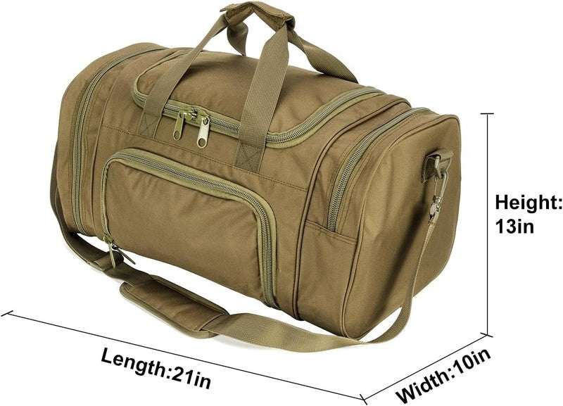 Gym Duffel Bag for Men Sports Duffel Bag with Shoe Compartment (Green Model A)6