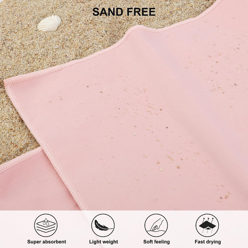 Microfiber Travel Towel Quick Dry Super Absorbent Gym Camping Beach4