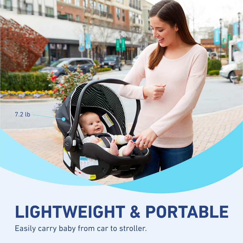 Snugride Lite LX Infant Car Seat, Lightweight Rear-Facing Seat for Babies 4–30 L6