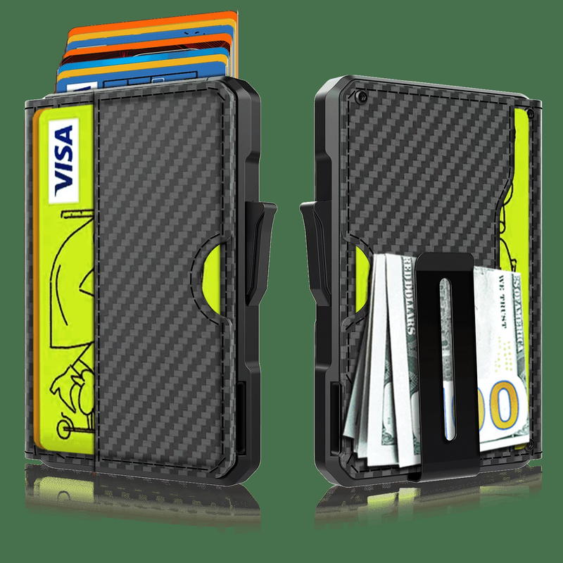 Wallet for Men, Mens Wallet Minimalist Slim Wallet, RFID Blocking Smart Pop up W0