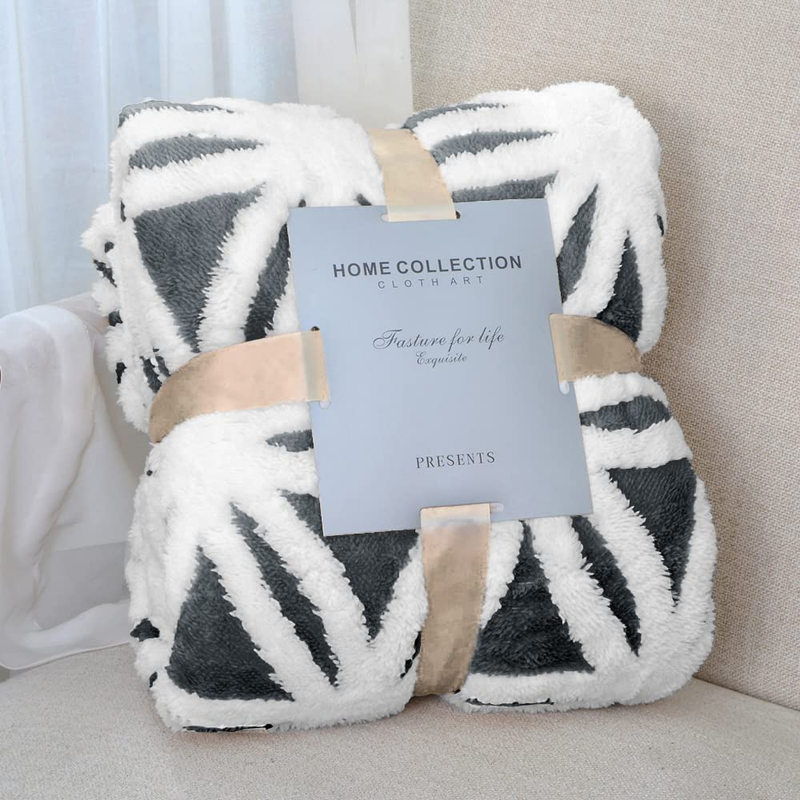 Sherpa Fleece Blanket Fuzzy Soft Throw Blanket Dual Sided Blanket for Couch Sofa0