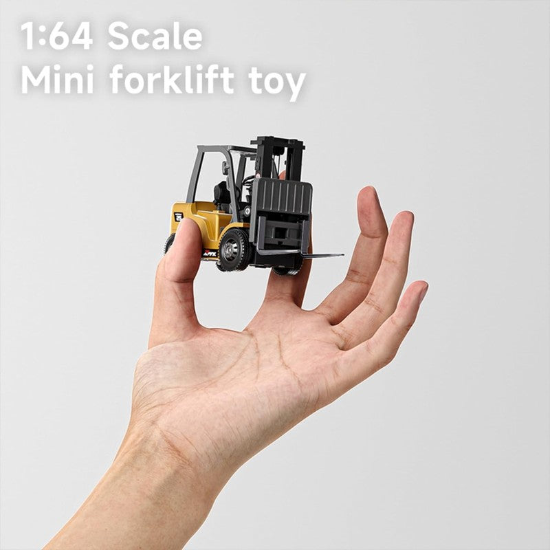 1:64 RC Forklift Toy – 7 Channel Mini Remote Control Truck with Lights & Sounds2