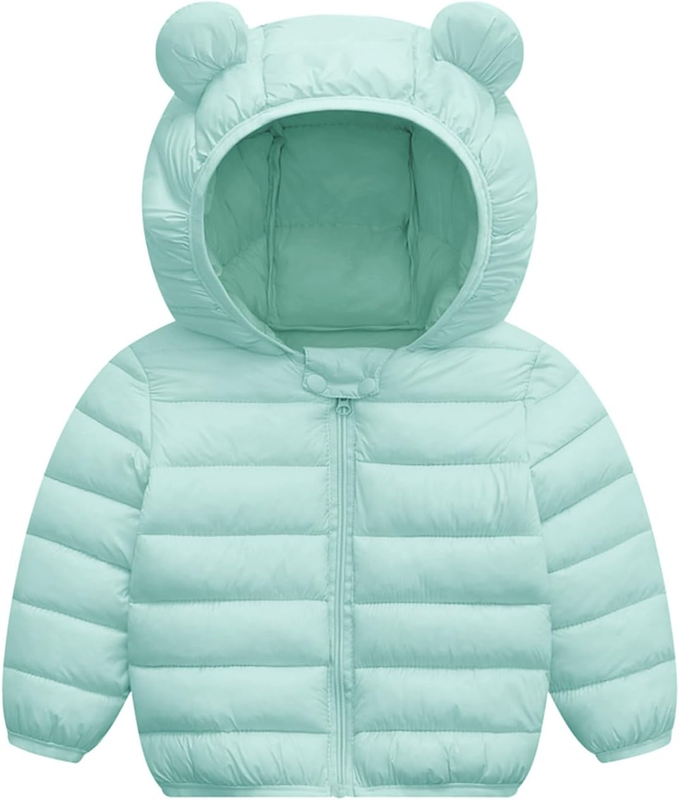 Baby Puffer Jacket Bear Hood Winter Coat 6M 3T Toddler Boys Girls Warm9