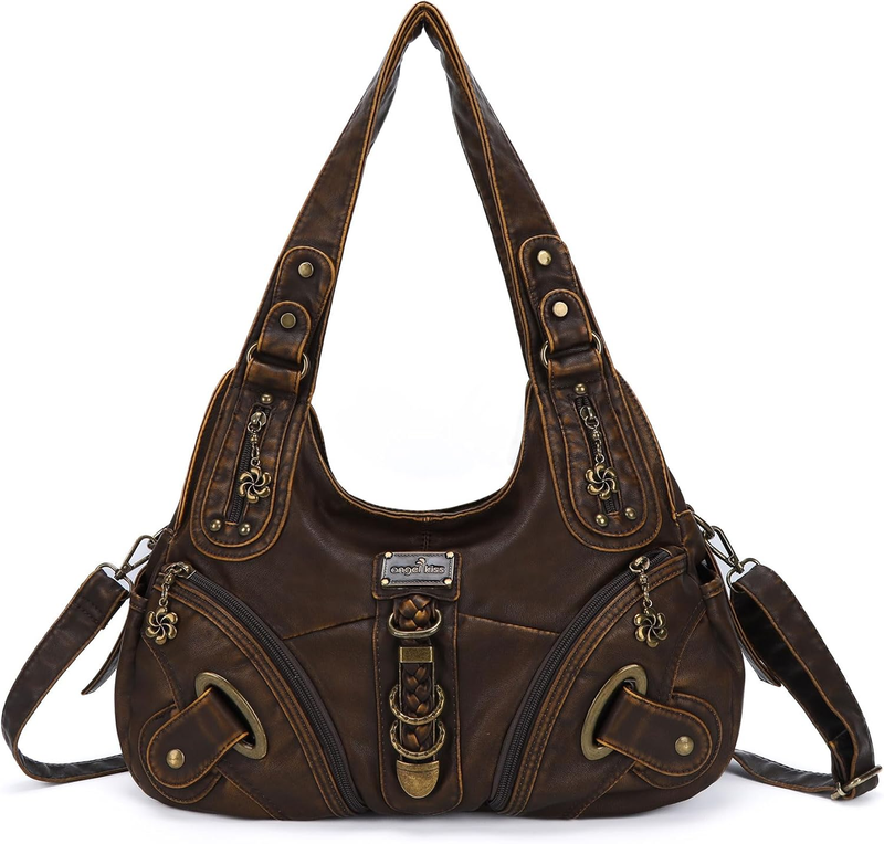 Angelkiss Women’s Large Hobo Satchel Shoulder Handbag Purse8
