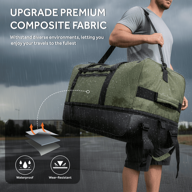 30in Rolling Duffle Bag Expandable 100-120L Waterproof Heavy Duty5