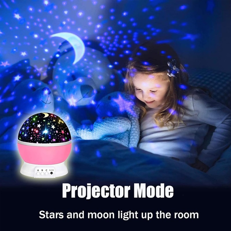 Star Projector Night Light for Kids - Perfect Gift for Ages 1-10!3