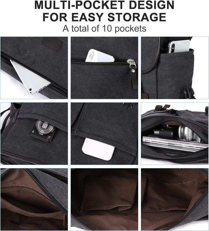 Messenger Bag Men,Waterproof Crossbody Bag,Satchel Shoulder Bag | Waterproof6
