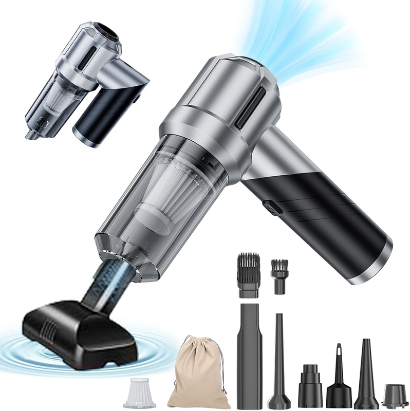 Portable Cordless Vacuum Cleaner 20000Pa Foldable 4 in 1 Air Duster Blower Pump6
