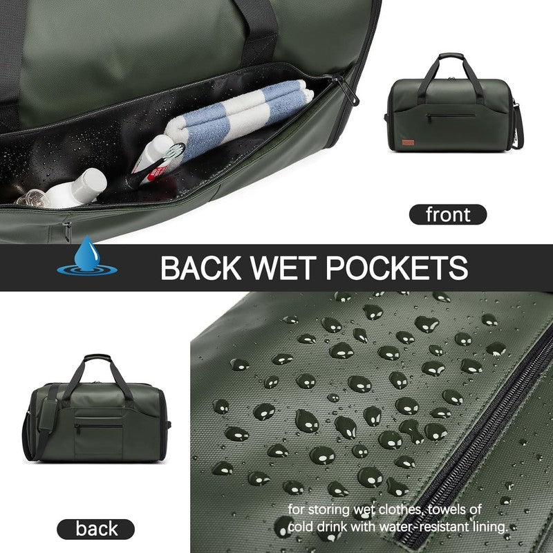45L Garment Duffle Bag 3in1 Hanging Suit Travel Carry On Strap3