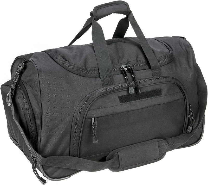 Gym Duffel Bag for Men Sports Duffel Bag with Shoe Compartment (Black Model B)0