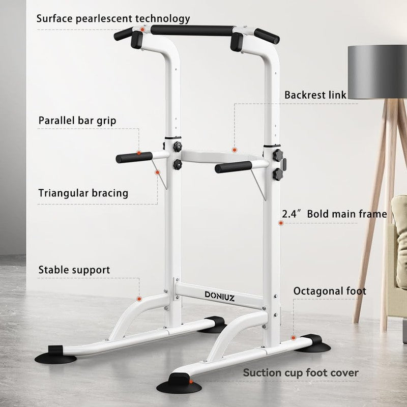 Power Tower Pull up Bar & Dip Station, Multi Function Home Gym Strength Trainer1
