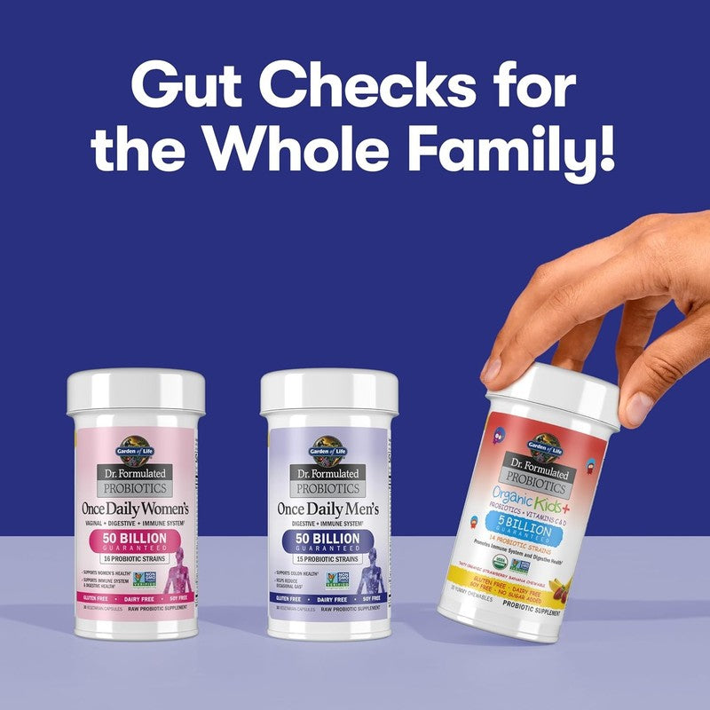 Men's Probiotics 50 Billion CFU + Prebiotic Fiber for Digestive & Immune Health7