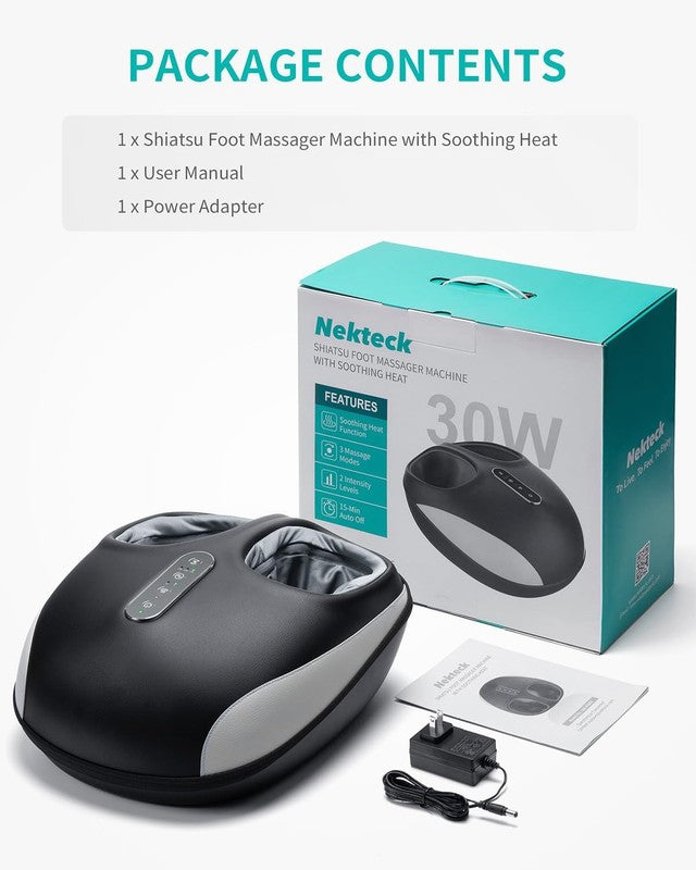 Nekteck Shiatsu Foot Massager with Heat & Air Compression, Perfect Gift!7