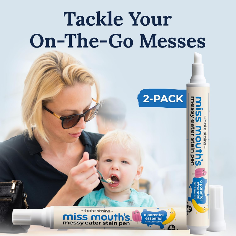 Messy Eater Stain Treater Pen 2 Pack Instant Travel Stain Remover Baby1