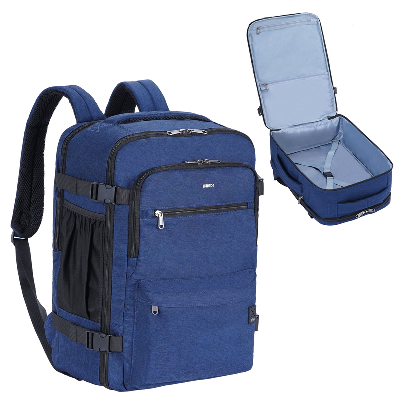 Business Travel Backpack Fits 17 Inch Laptop for Personal Item Bag 18X14X8 Clams0