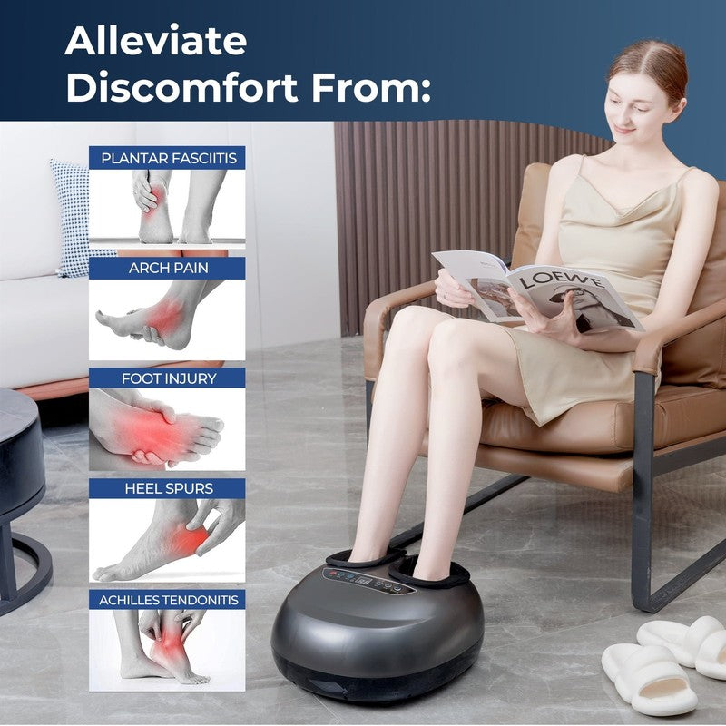 Shiatsu Foot Massager, Foot Spa for Comfort and Relief, Big, Gift, Black2