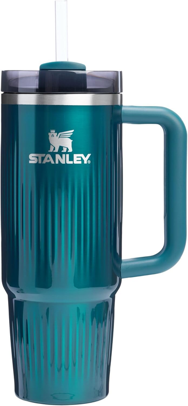 STANLEY Quencher H2.0 Tumbler with Handle and Straw 30 Oz | Flowstate 3 Position0