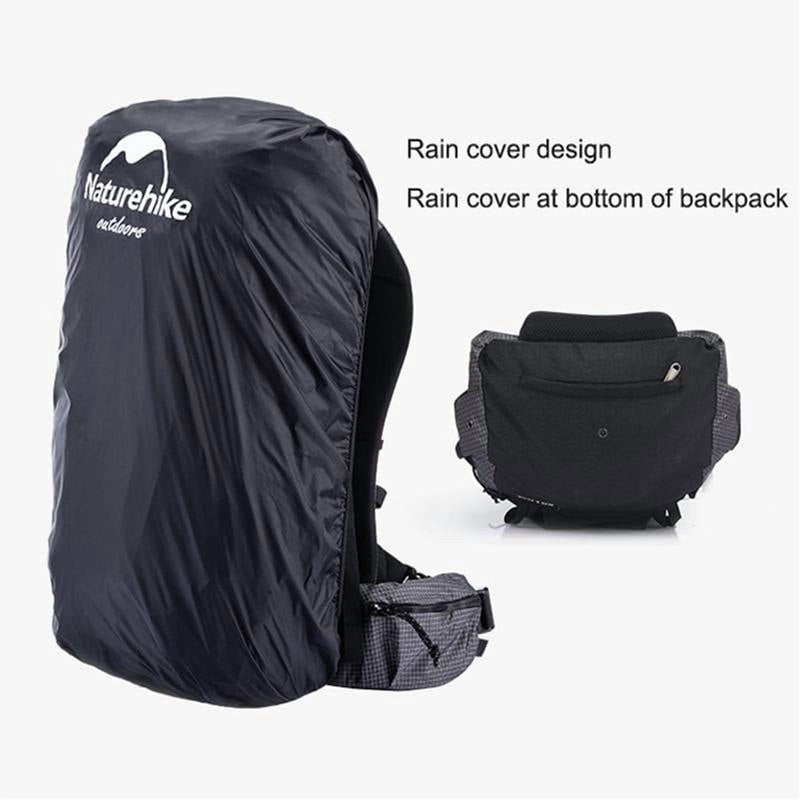 60L+5L Hiking Backpack – Waterproof, Lightweight Mountain Bag with Rain Cover & 2