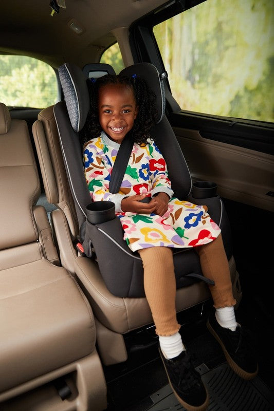  Easy Elite Slim All-In-One Convertible Car Seat, Grey Glyphs, Infant & Toddler9