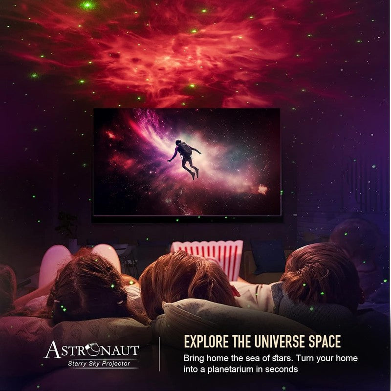 Galaxy Projector for Gaming Room Decor - Black Astronaut Star Projector, Cool St5