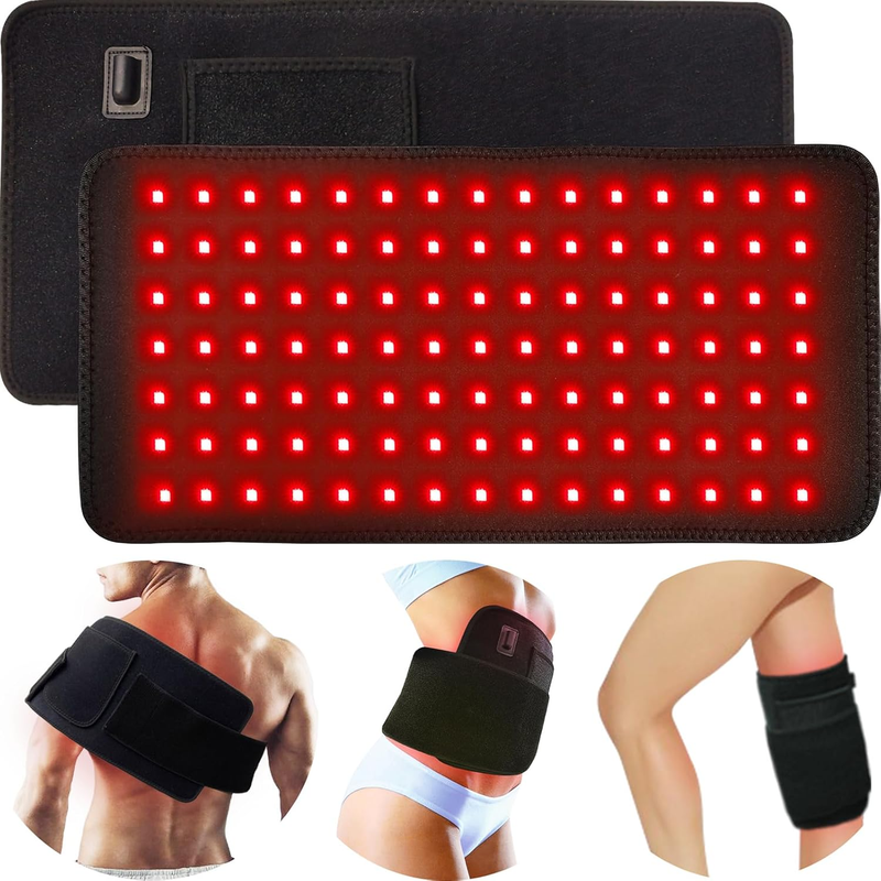 Red Light Therapy Infrared Light Therapy Pad for Body Pain NIR Deep Therapy for 9
