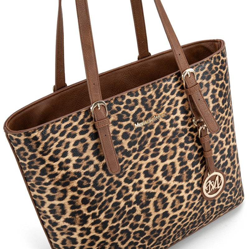 Purses for Women Tote Bag 3Pcs Set Leopard Print Satchel Handbags3