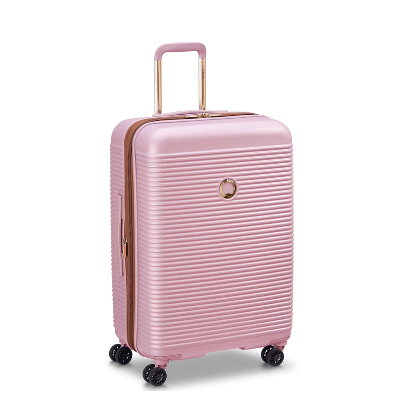 Freestyle 24" Medium Checked Expandable Spinner Luggage, Peony0