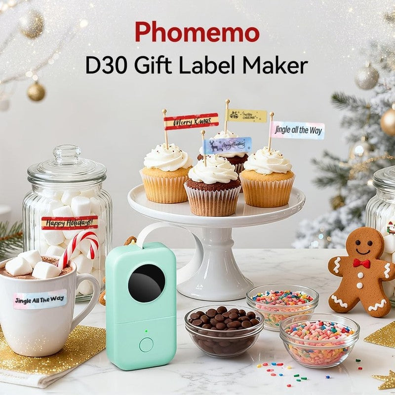 D30 Portable Bluetooth Label Maker – Mini Label Printer with Tape for Home,7