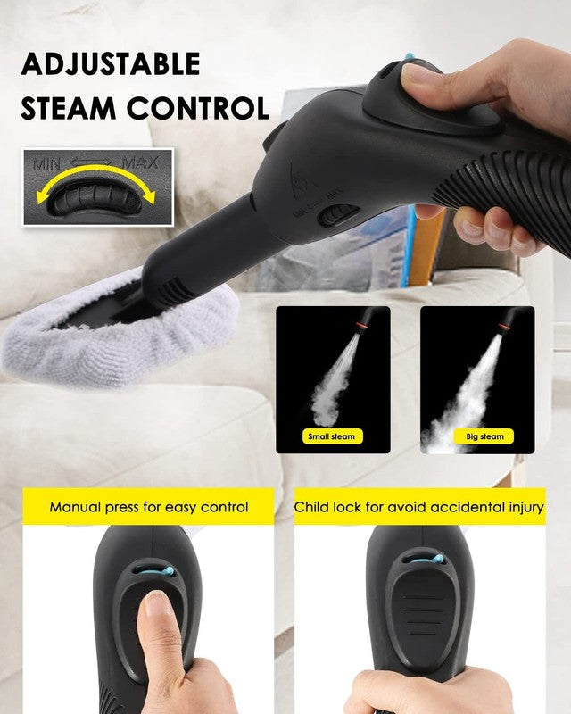 1500W Steam Mop Multi-Purpose Handheld Steam Cleaner with Accessories for Home7