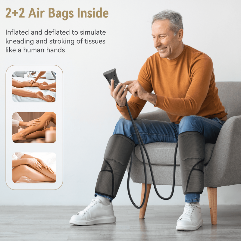 Heated Calf Air Compression Massager Circulation Gift FSA/HSA4