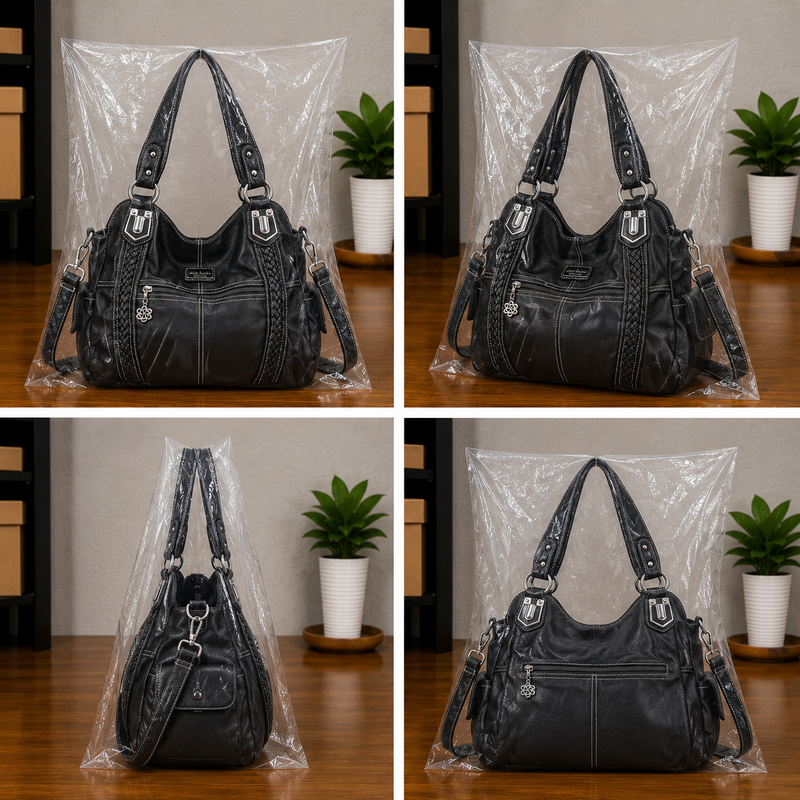 Women's Soft PU Leather Shoulder Bag Crossbody Purse Handbag0