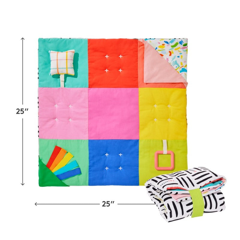 Anytime Activity Play Mat Lightweight Tummy Time Mat 0+ Months2