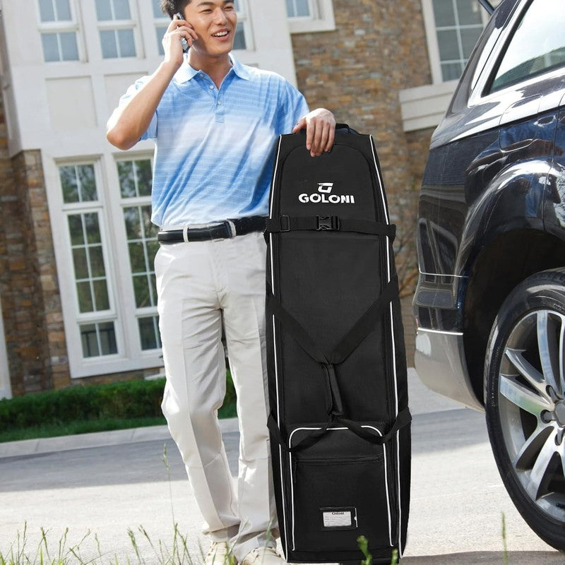 Golf Travel Bag w Wheels Airline Soft Sided 900D Heavy Duty Oxford Case6
